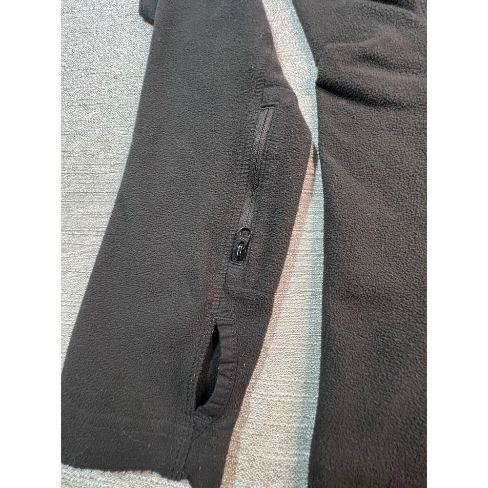 The North Face Womens Black TKA 100 Fleece Quarter Zip Pullover Thumbholes M - Picture 4 of 7